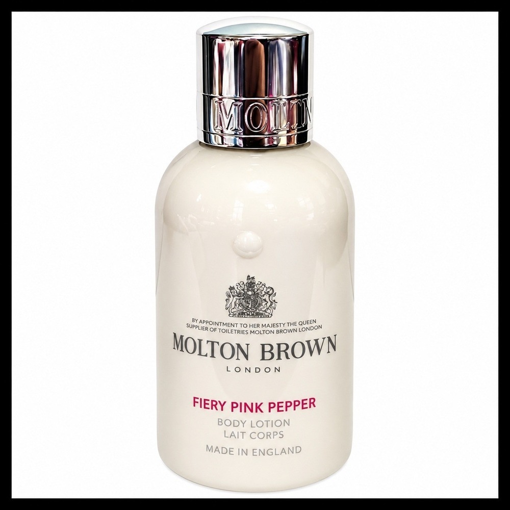 Molton Brown London Fiery Pink Pepper Body Lotion 3.3 Oz Travel Size New